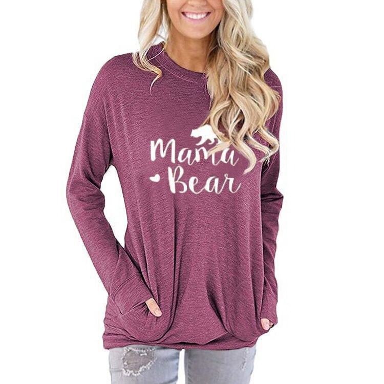 Mama Bear monogrammed hoodie