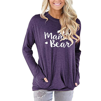 Mama Bear monogrammed hoodie