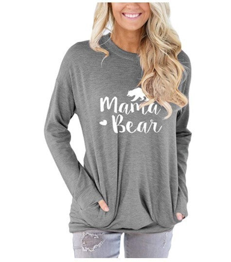 Mama Bear monogrammed hoodie