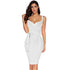 Woman`s Sexy Party Spaghetti Strap Dress - Woman`s Clothing
