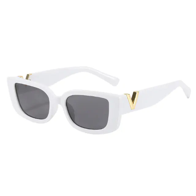 Rectangle Retro Sunglasses - Woman`s Clothing