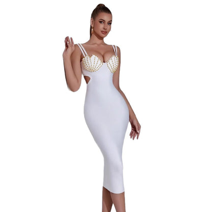 Sexy Bodycon Slip Dress Bandage Dress - Woman`s Clothing