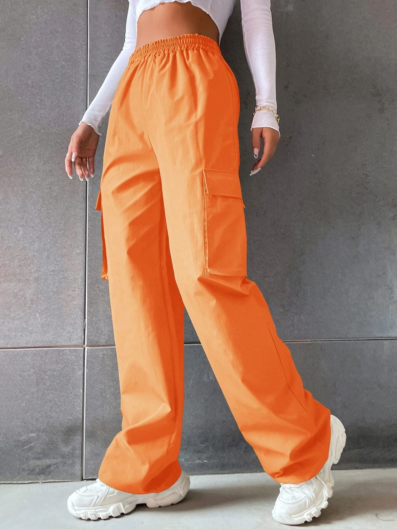 High Waist Season Wide Leg Straight Loose Pants