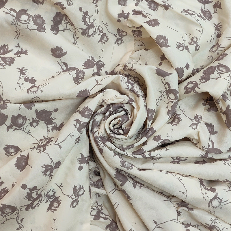 Women`s Printed Floral V-Neck Dress - Woman`s Clothing