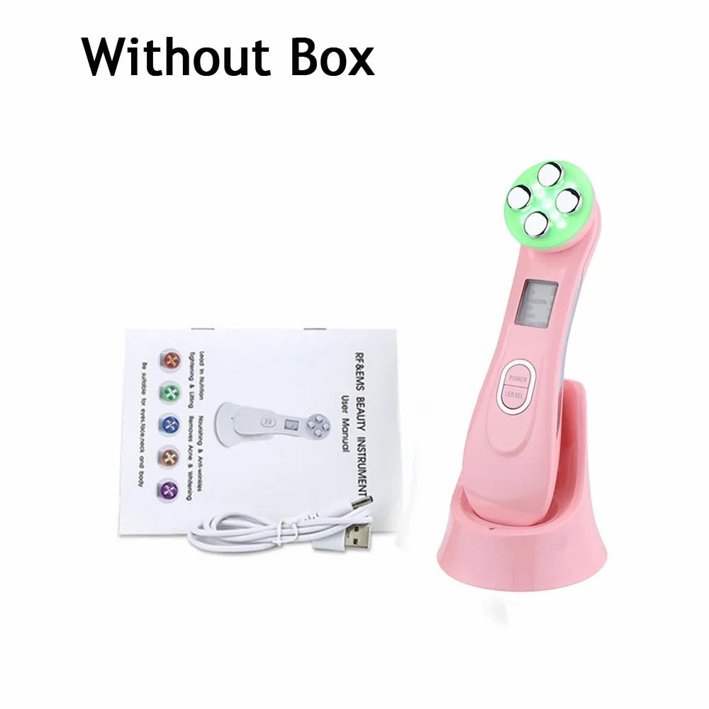 5-in-1 LED Skin Tightening Beauty Device - Woman`s Clothing