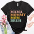 Cute Mom Style Printed Casual Round Neck T-shirt - Woman`s Clothing