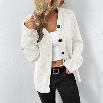 Ladies Drawstring Jacket Knitwear