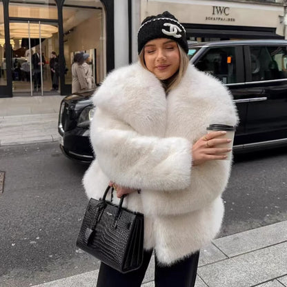 Internet Celebrity Fur Coat Women&