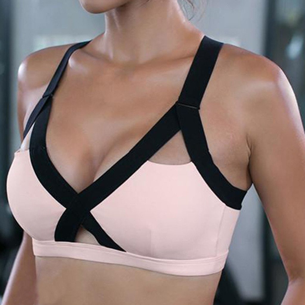 Women`s Shockproof Running Sports Bra