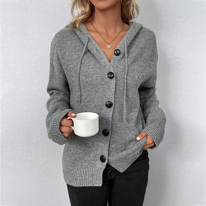 Ladies Drawstring Jacket Knitwear