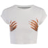 Street Fashion Slim Fitting Short Sleeve T-shirt - Woman`s Clothing