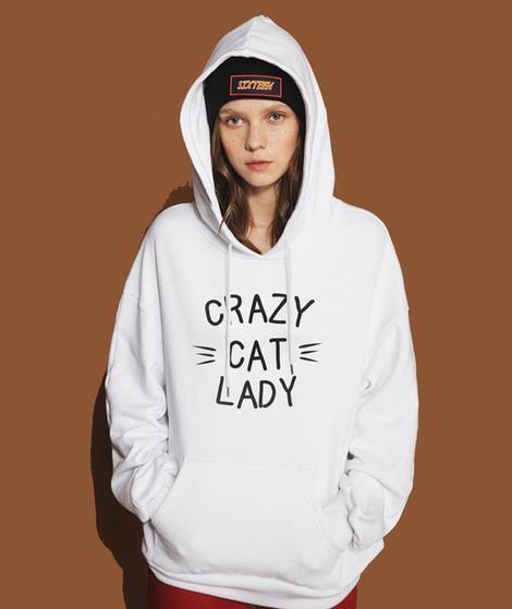 Woman`s Crazy Cat Lady Hoodie