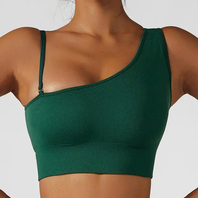 Sexy Oblique One Shoulder Top - Woman`s Clothing