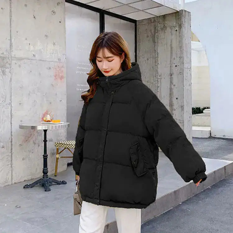 Warm Parka Coat - Woman`s Clothing