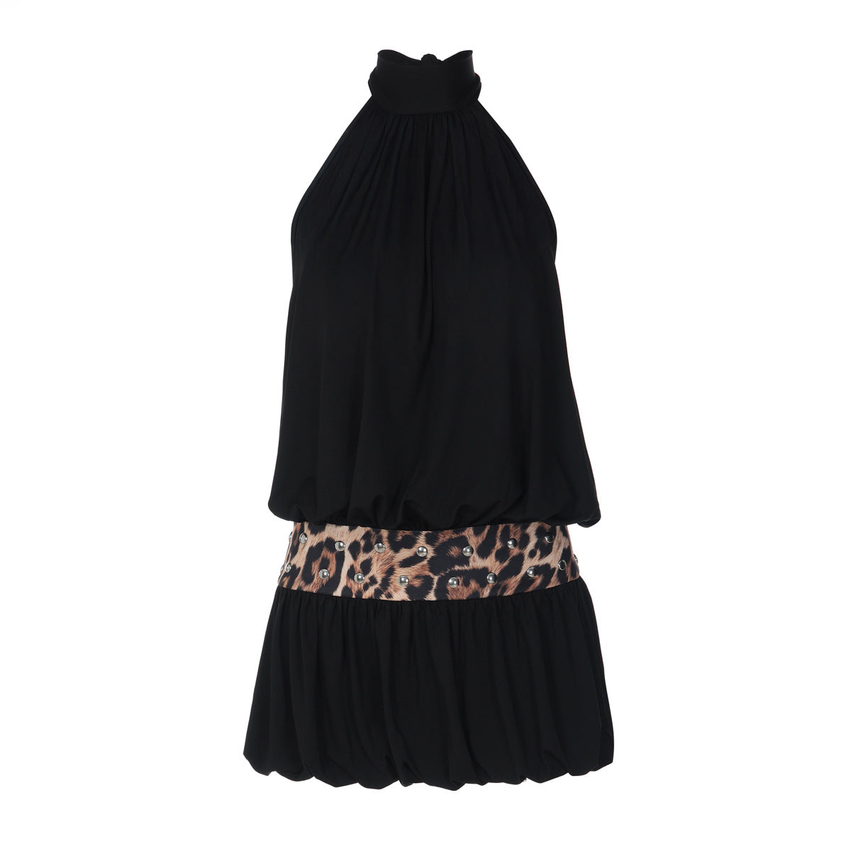 Sexy Hollow Out Backless Fashion Choker Dress - Woman`s Clothing