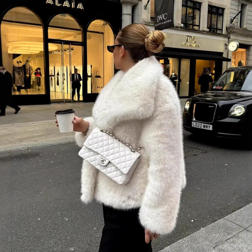 Internet Celebrity Fur Coat Women&