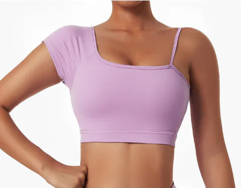 Sexy Oblique One Shoulder Top - Woman`s Clothing