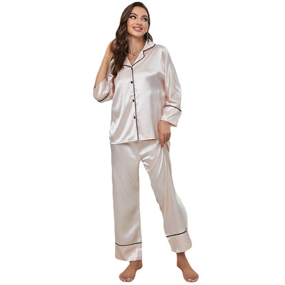 Long Sleeve Button Up Pyjama Set