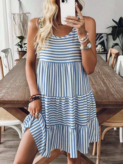 Fashionable Loose Sleeveless Dress For Women - Woman`s Clothing