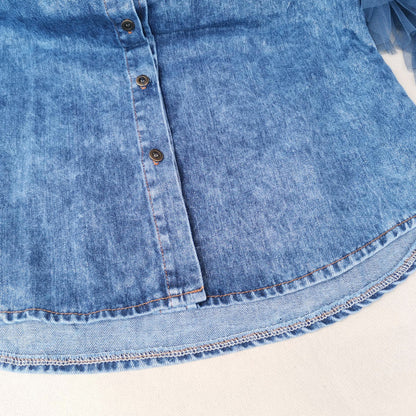 Woman`s Frayed Denim Jacket