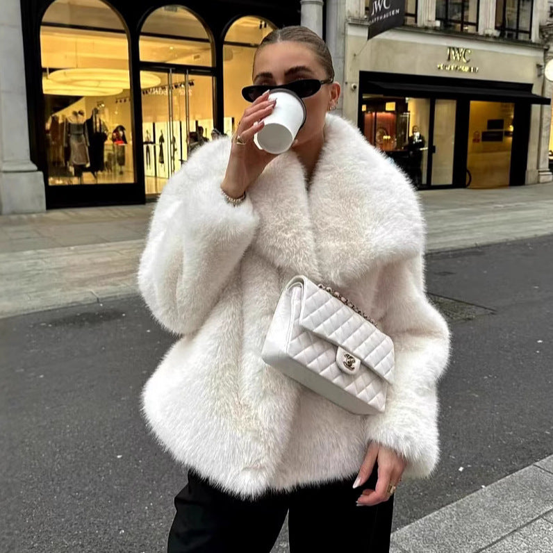 Internet Celebrity Fur Coat Women&
