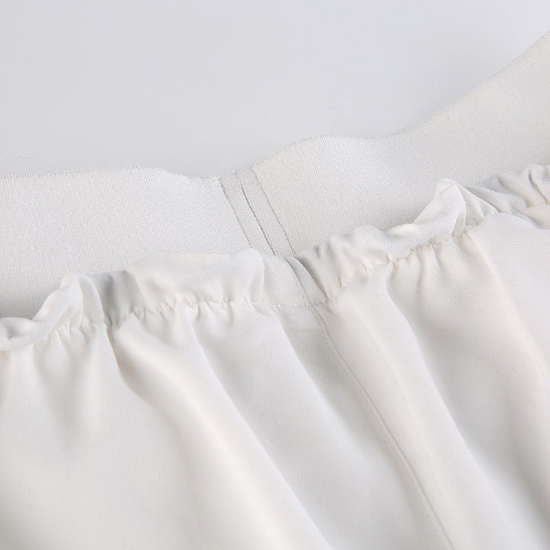 Stylish Vibrant High Waist Elastic Drawstring Lounge Pants