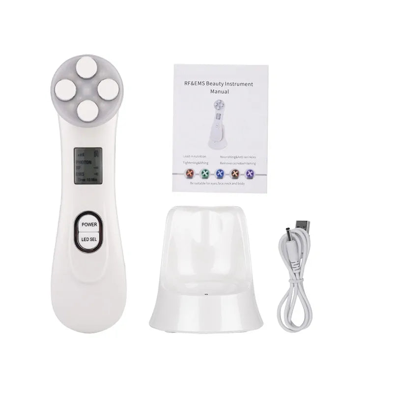 5-in-1 LED Skin Tightening Beauty Device - Woman`s Clothing