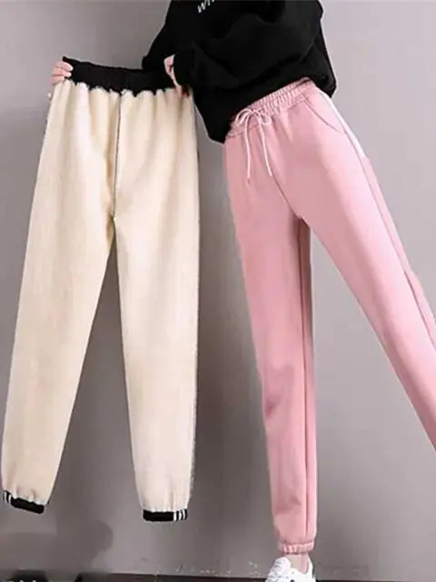 Women Winter Warm Leggings Thick Trousers - Woman`s Clothing