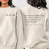 "Be Kind" Graphic Sweatshirt - Woman`s Clothing