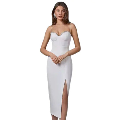 Beaded Bodycon Party Dress Chic - Woman`s Clothing