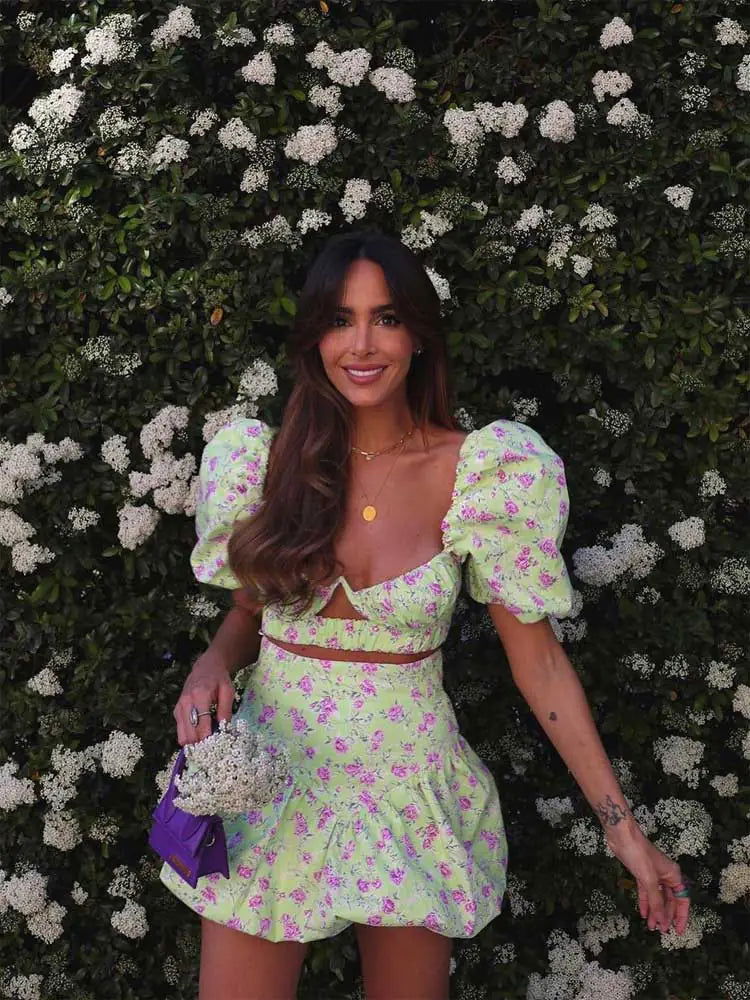Boho Inspired Floral Mini DressBoho Inspireddress