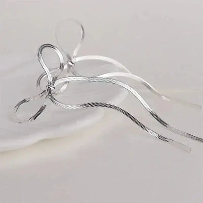 Bow Earrings - Woman`s Clothing
