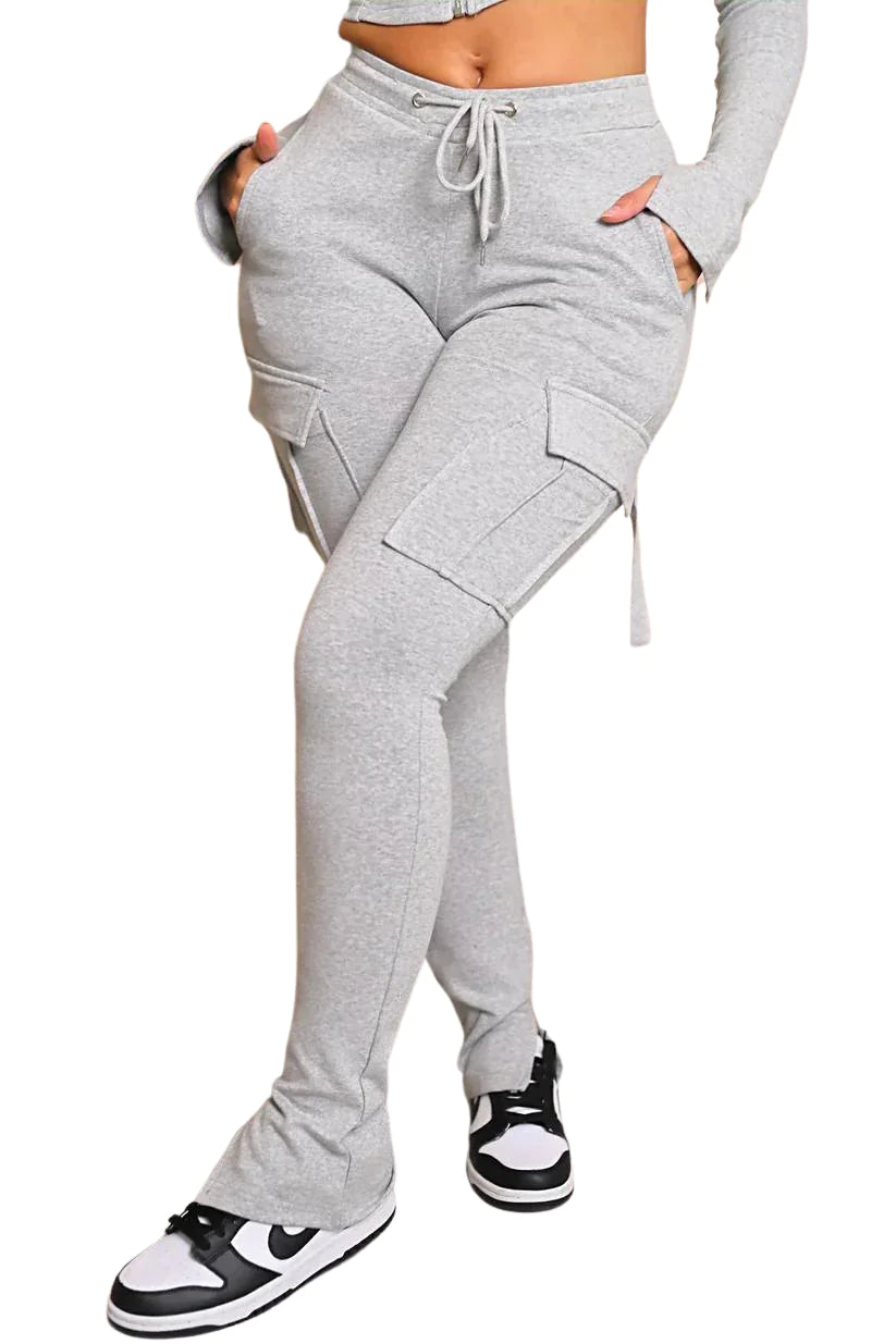 Comfortable Ladies Cargo Joggers