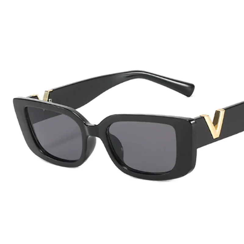 Rectangle Retro Sunglasses - Woman`s Clothing