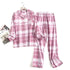 Cotton Flannel Pyjama Set - Woman`s Clothing