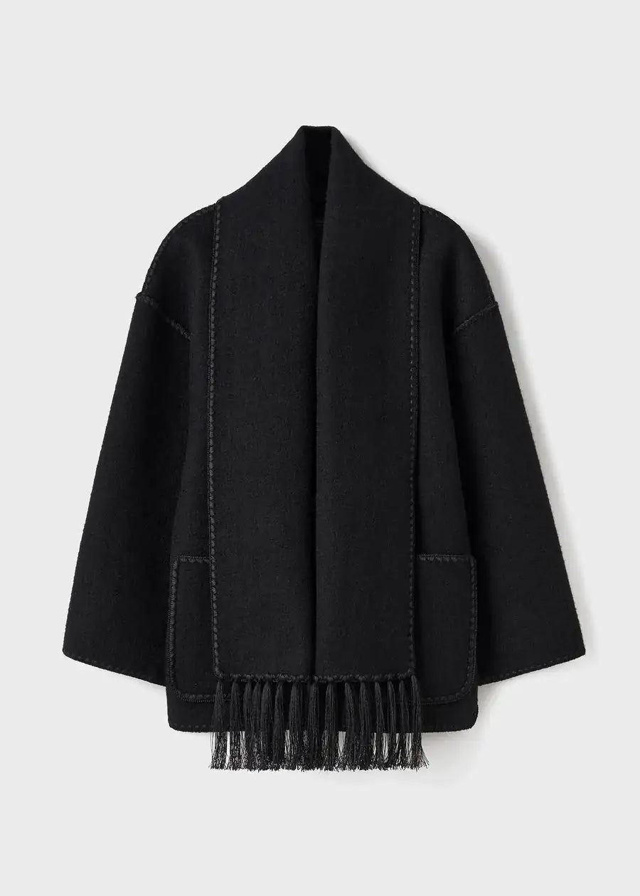 Innovative & Practical Dejavu Scarf Jacket