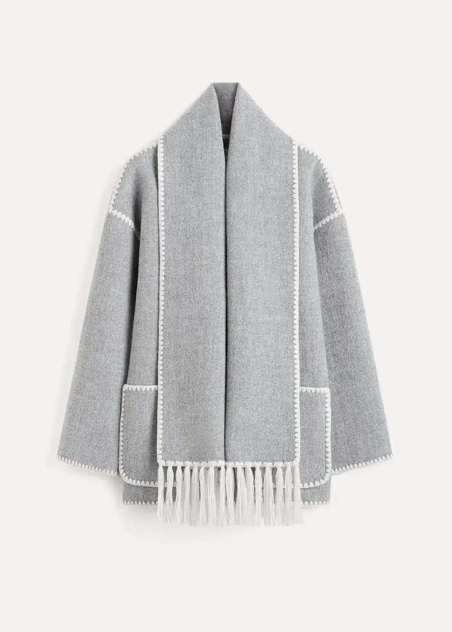 Innovative & Practical Dejavu Scarf Jacket