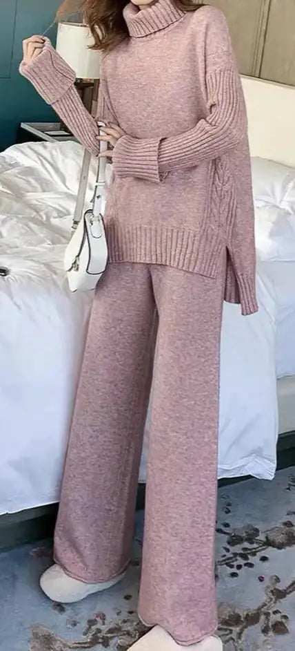 Warm Sweater Set Suit For Women