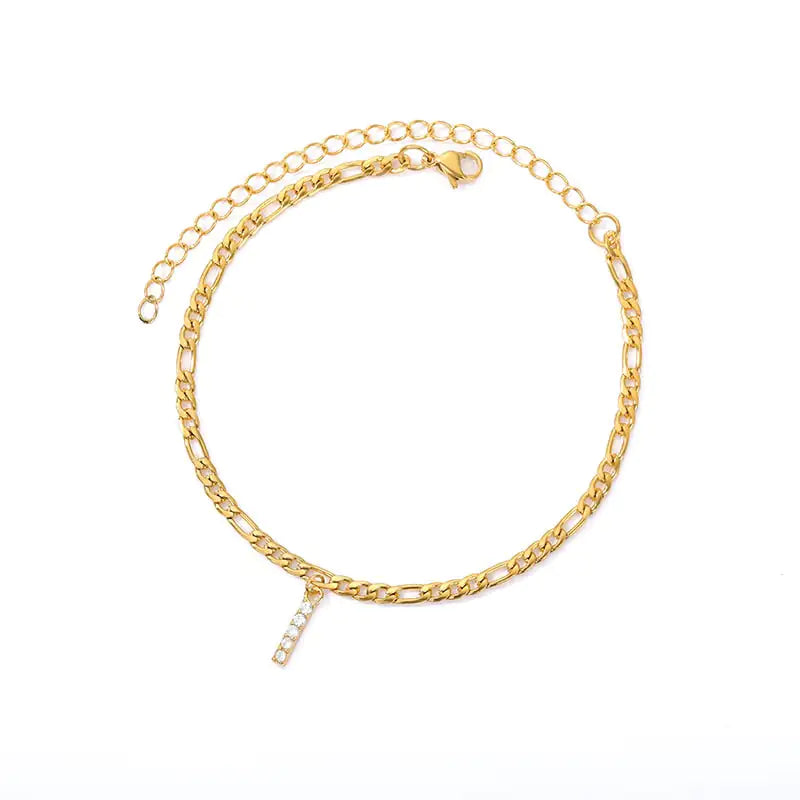 Personalized Initial Anklet – Add Elegance to Your Style