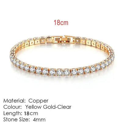 Fashionable Multicolour Tennis Bracelet For Women - Woman`s Clothing
