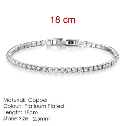 Fashionable Multicolour Tennis Bracelet For Women - Woman`s Clothing