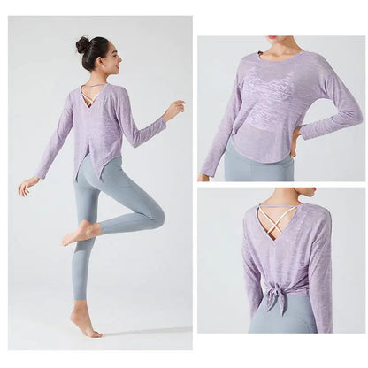 Fitness Loose Sportswear BlouseFitness Looseactivewear