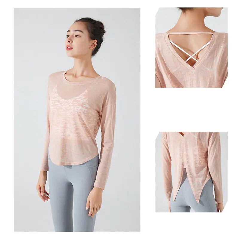 Fitness Loose Sportswear BlouseFitness Looseactivewear