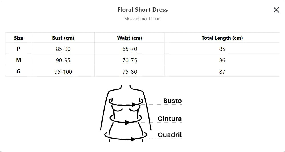 Floral Short DressFloral Short Dress
