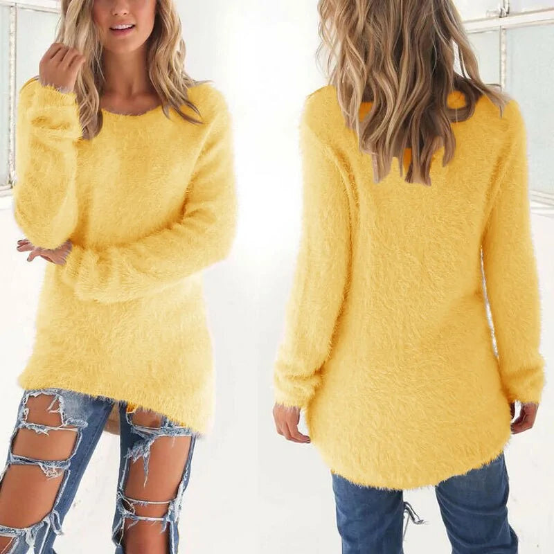 Fashionable Ladies Warm Pullover