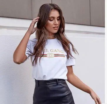 Girl Gang T Shirt - Woman`s Clothing