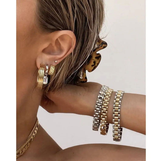 Gold Plated Bracelet - Woman`s Clothing