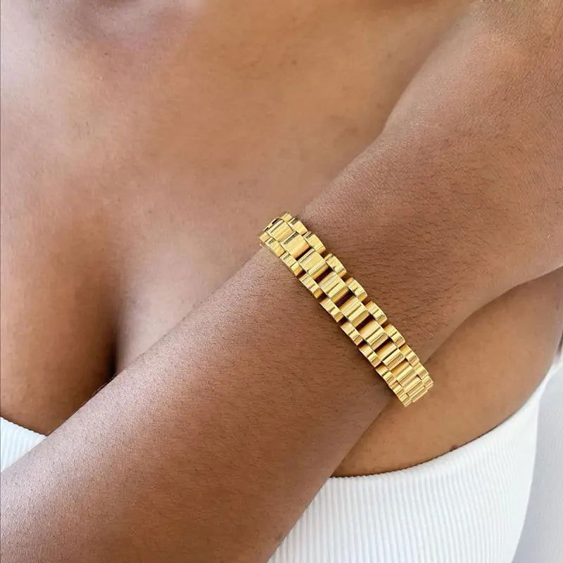 Gold Plated Bracelet - Woman`s Clothing