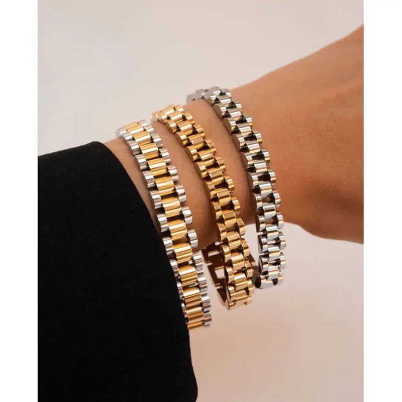 Gold Plated Bracelet - Woman`s Clothing