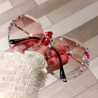 Gradient Lens Sunglasses - Woman`s Clothing